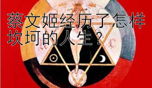 蔡文姬经历了怎样坎坷的人生？